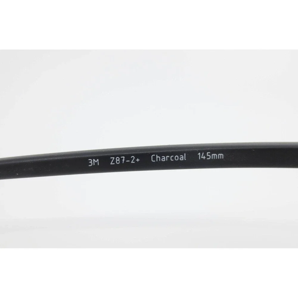 3M Z87-2+ Charcoal Round Safety Glasses Frames 730A 50-18 145mm Grey Eyewear